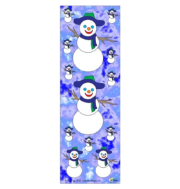 incento magic STICKERS  - SNOW MEN - 6 SHEETS