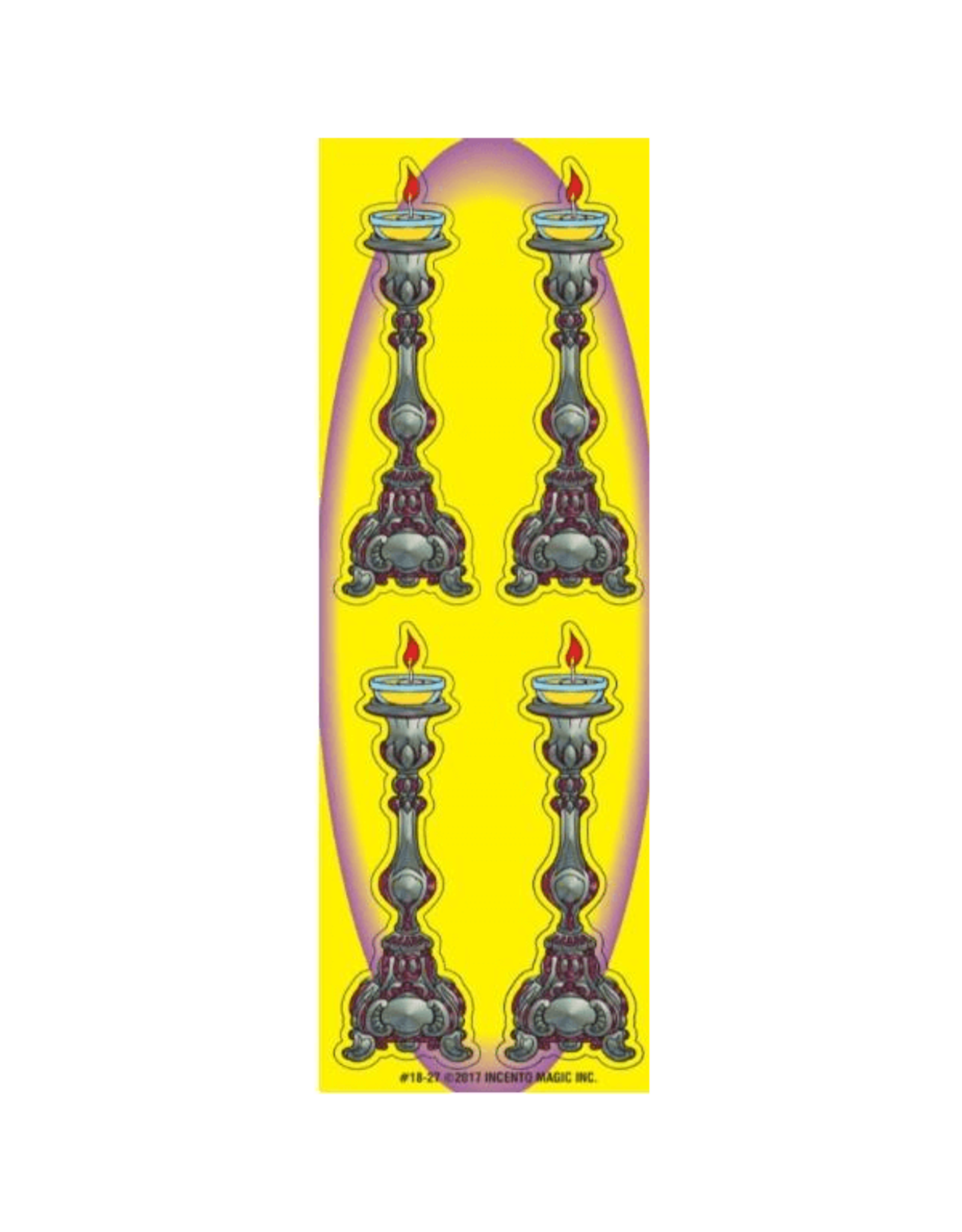 incento magic STICKERS: CANDLE STICKS - 6 SHEETS