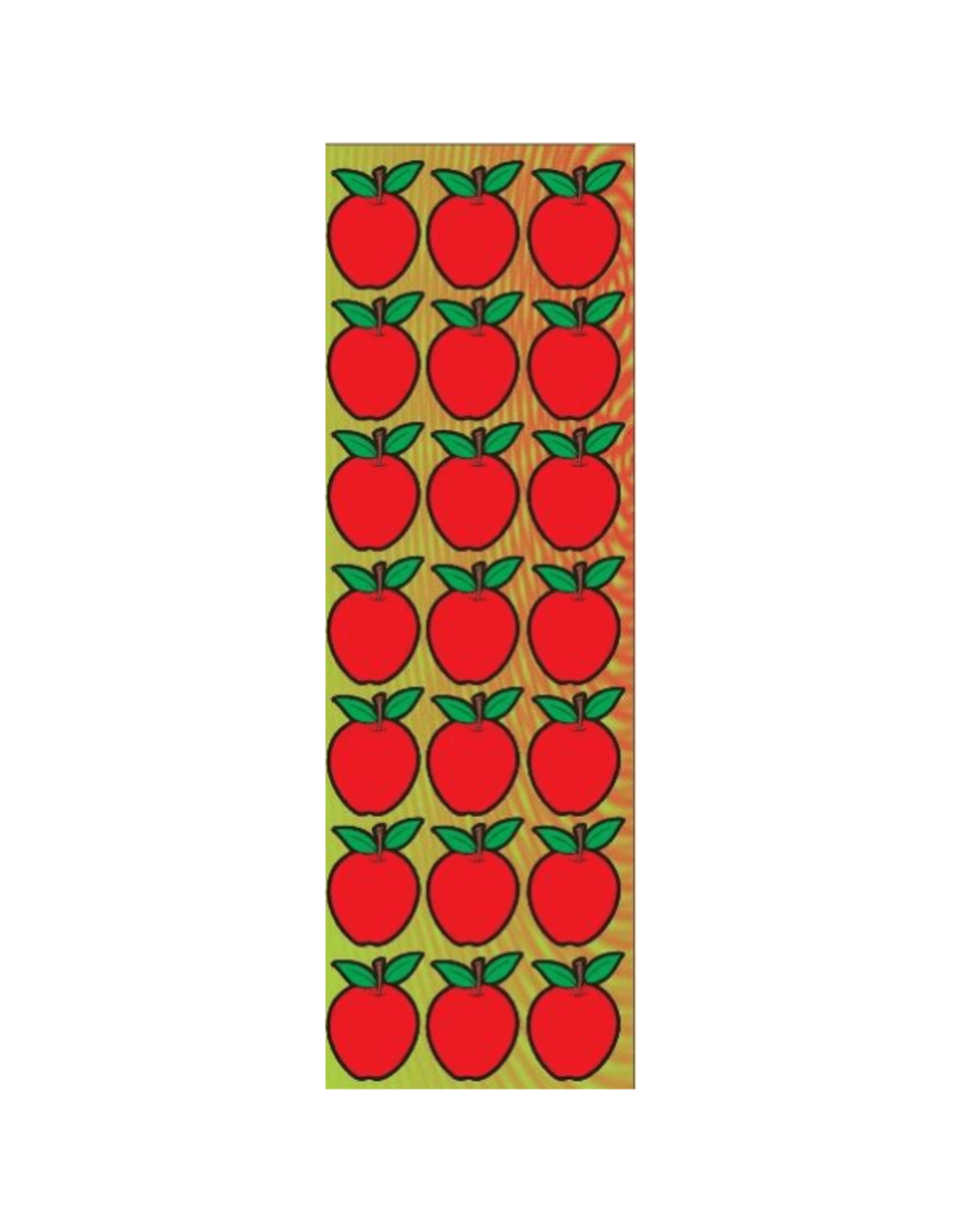 incento magic STICKERS -  APPLES 1" (21 per sheet) - 6 SHEETS