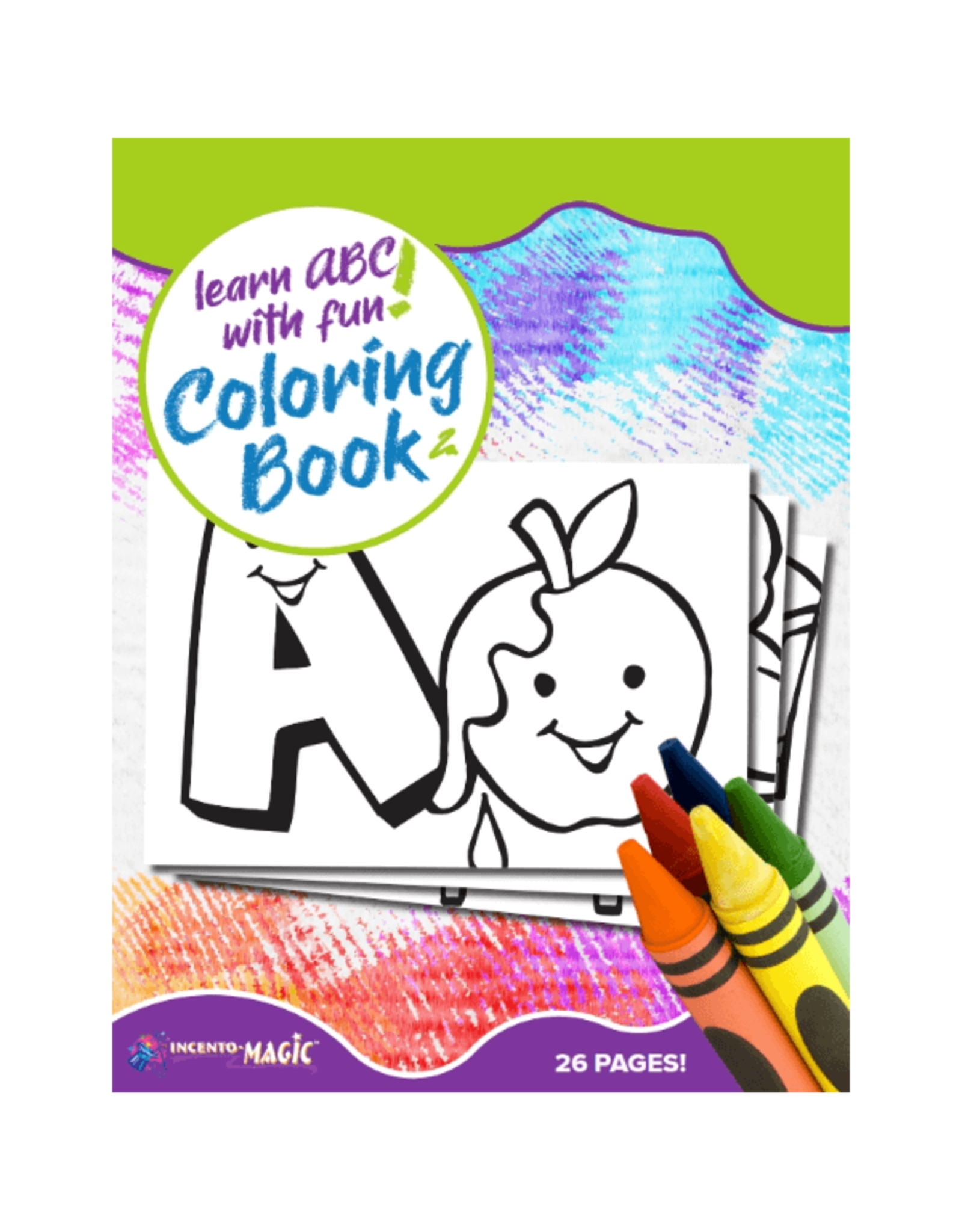 incento magic COLORING BOOK: ABC LARGE LETTERS