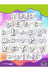 incento magic COLORING BOOK: ABC LARGE LETTERS