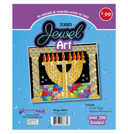 incento magic JEWEL ART: CHANUKAH MENORAH 6.5"X8"