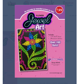incento magic JEWEL ART: FLOWER 5.75"X8.25
