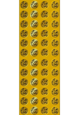 incento magic STICKER GOLD MAZAL TOV ROUND 4 ACROSS - 6 SHEETS