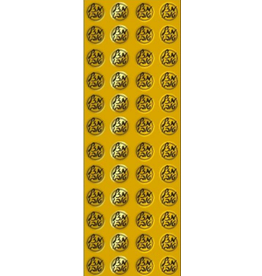 incento magic STICKER GOLD MAZEL TOV ROUND 4 ACROSS - 6 SHEETS