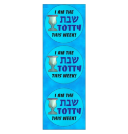 incento magic STICKER: I AM THE SHABBOS TOTTY - 6 SHEETS