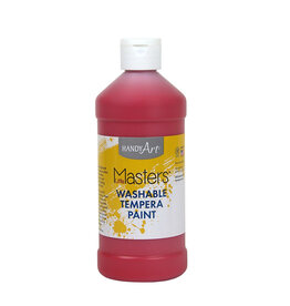 WASHABLE TEMPERA PAINT: RED 16OZ