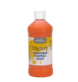 WASHABLE TEMPERA PAINT: ORANGE 16OZ