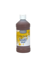 WASHABLE TEMPERA PAINT: BROWN 16OZ