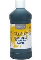 WASHABLE TEMPERA PAINT: BLACK 16OZ