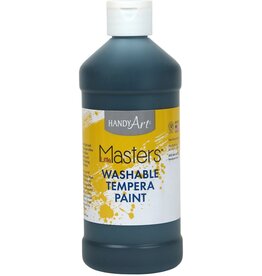 WASHABLE TEMPERA PAINT: BLACK 16OZ