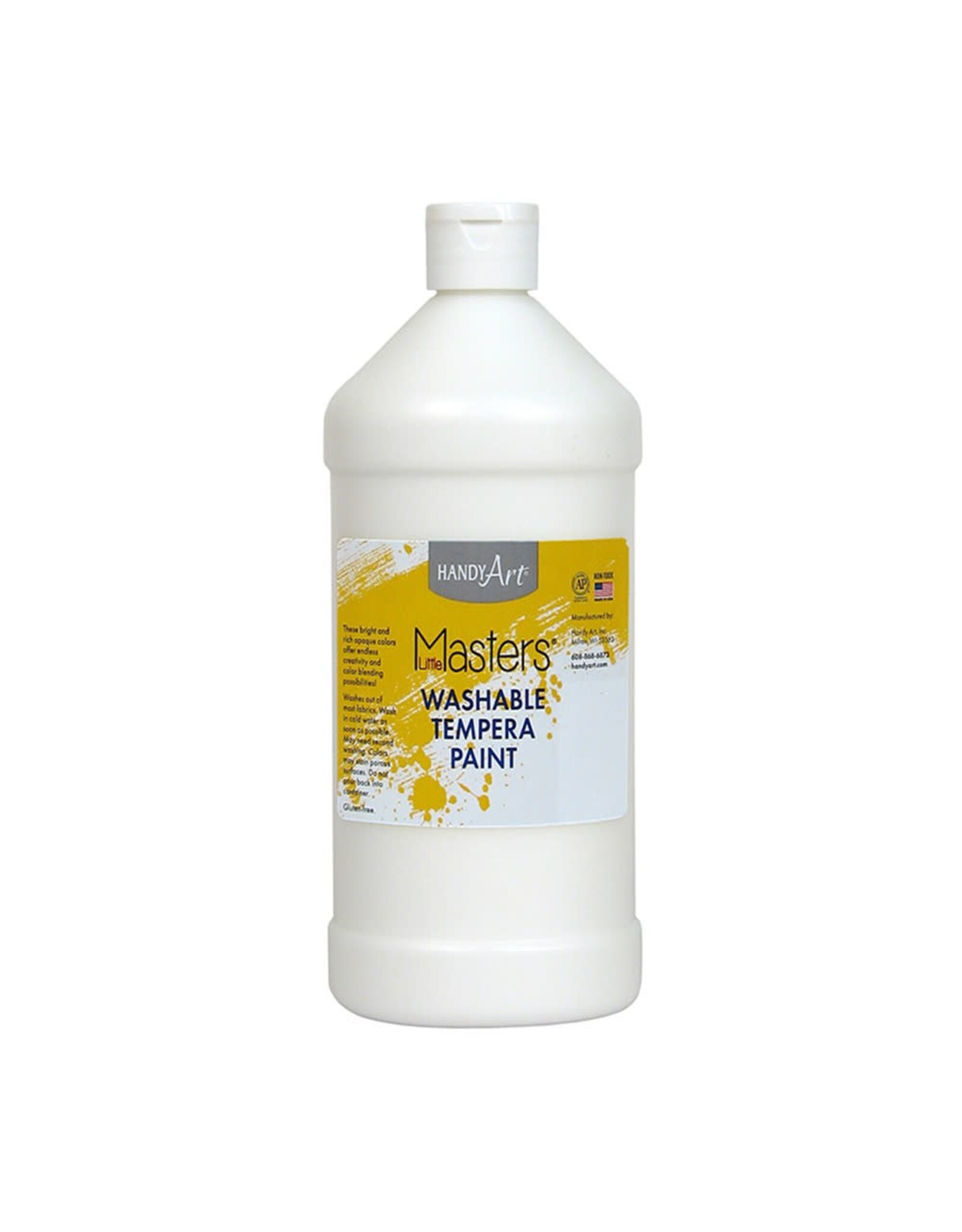 WASHABLE TEMPERA PAINT: WHITE 16OZ