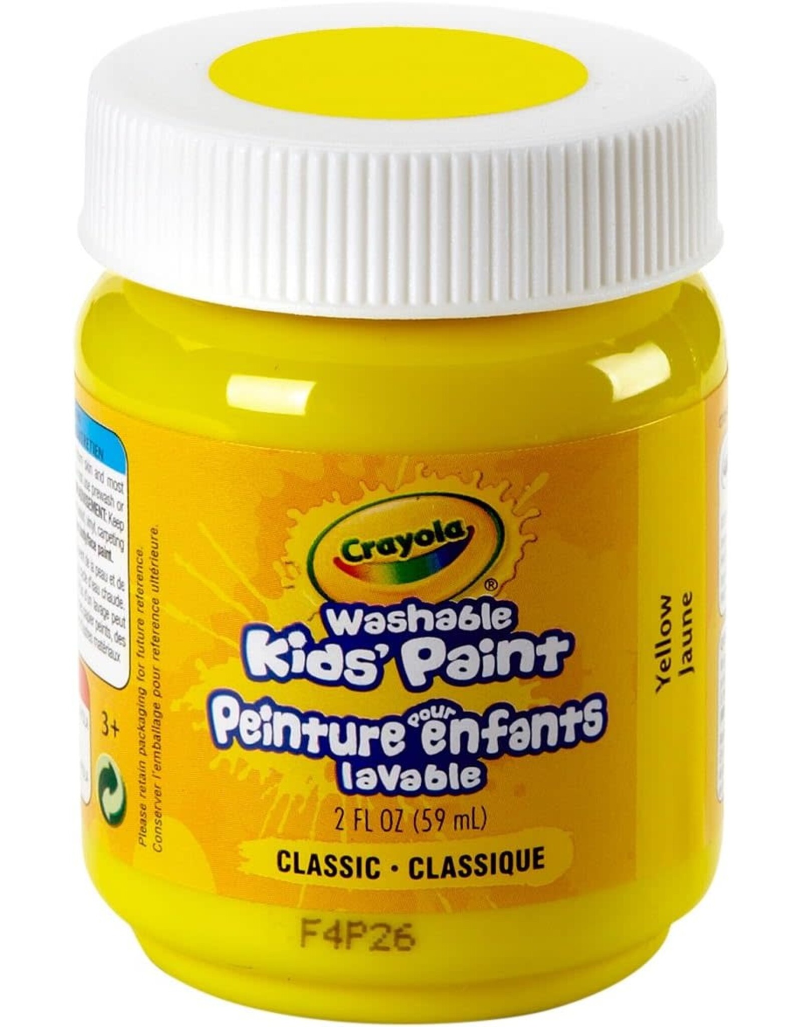 2 oz. Washable Kid's Paint, Yellow