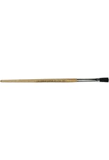 BRUSH -  FLAT EASEL SHORT HANDLE 1/4"