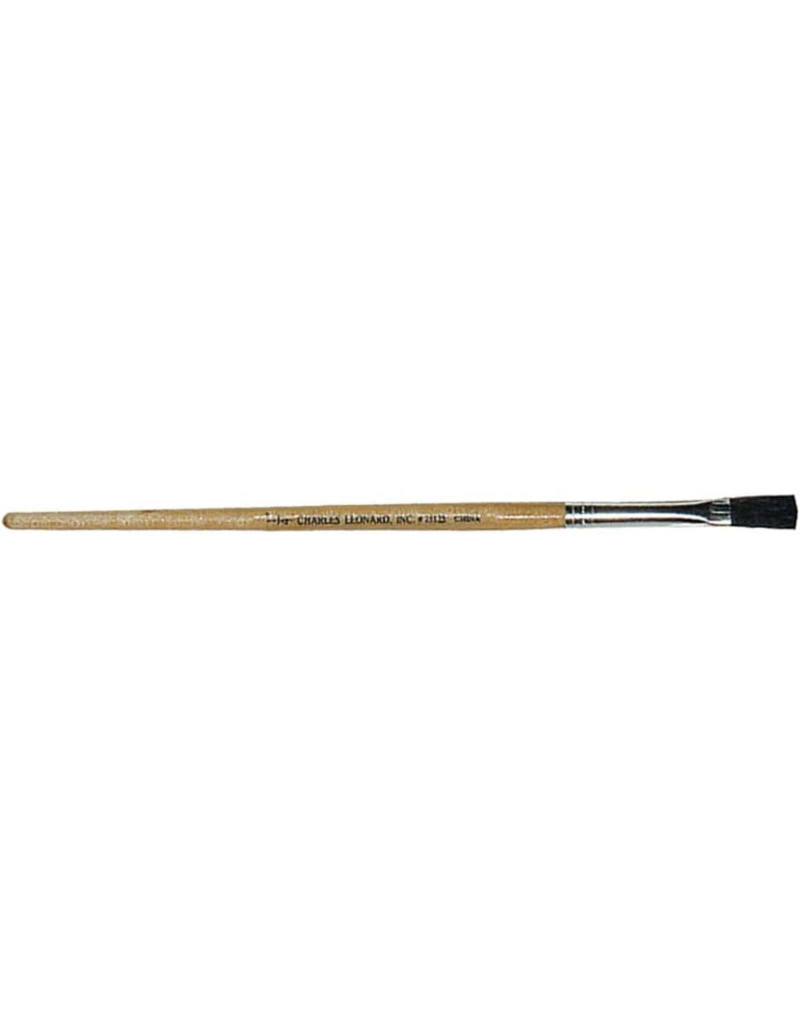 BRUSH -  FLAT EASEL SHORT HANDLE 1/4"