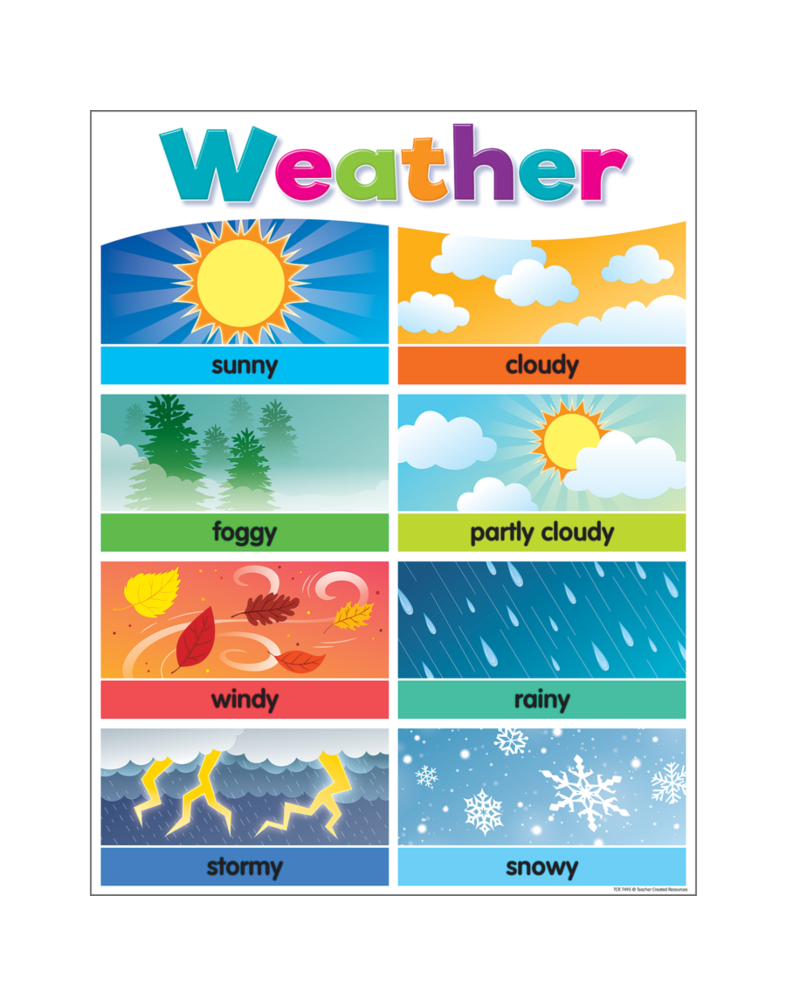 CHARTLET -  WEATHER - 17"X22"