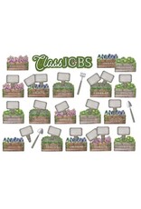 Bulletin Board Set Curiosity Garden Class Jobs - 54 Pieces