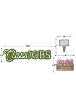 Bulletin Board Set Curiosity Garden Class Jobs - 54 Pieces