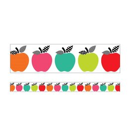 STRAIGHT BOARD: STYLISH  BRIGHTS APPLES - 3"x36'