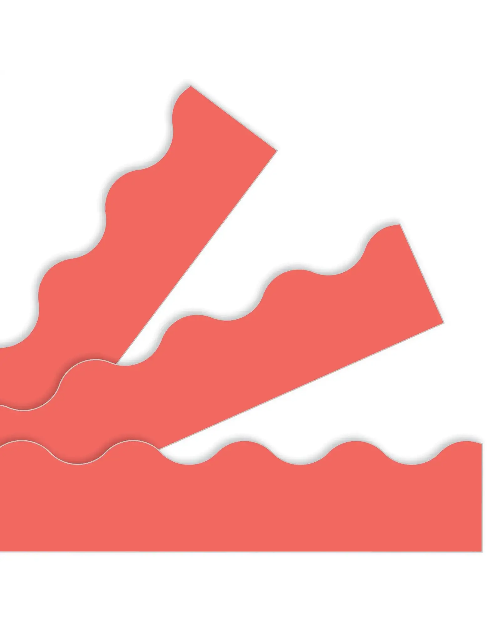 Trend Enterprises SCALLOPED  BORDERS 2¼" x 39' CORAL