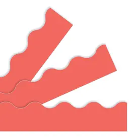 Trend Enterprises SCALLOPED  BORDERS 2¼" x 39' CORAL