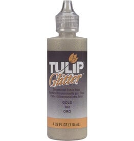 Tulip Tulip Dimensional Fabric Paint 4oz-Glitter - Gold