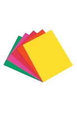 CARDSTOCK: 65LB 8 1/2"X11" Assorted  Bright Colors 100 sheets