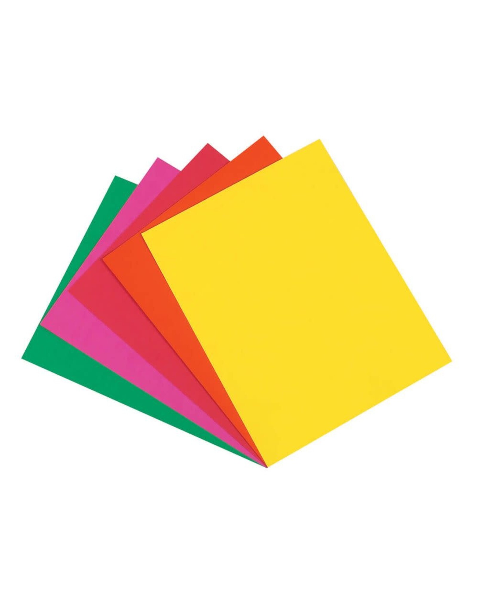 CARDSTOCK: 65LB 8 1/2"X11" Assorted  Bright Colors 100 sheets