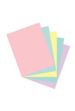 CARDSTOCK: 65LB 8 1/2"X11" ASSORTED PASTEL COLORS 100 SHEETS