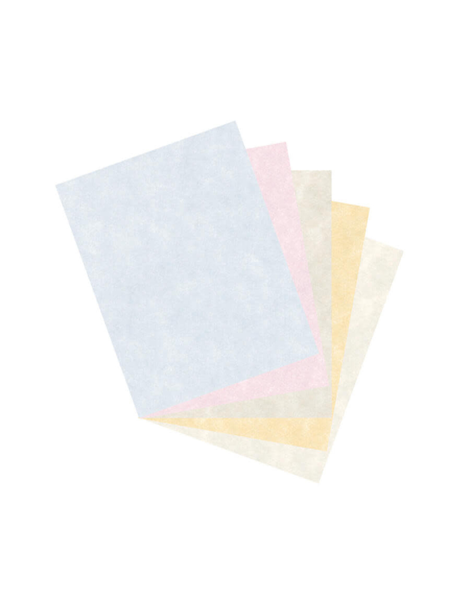 CARDSTOCK: 65LB 8 1/2"X11" ASSORTED PARCHMENT 100 SHEETS