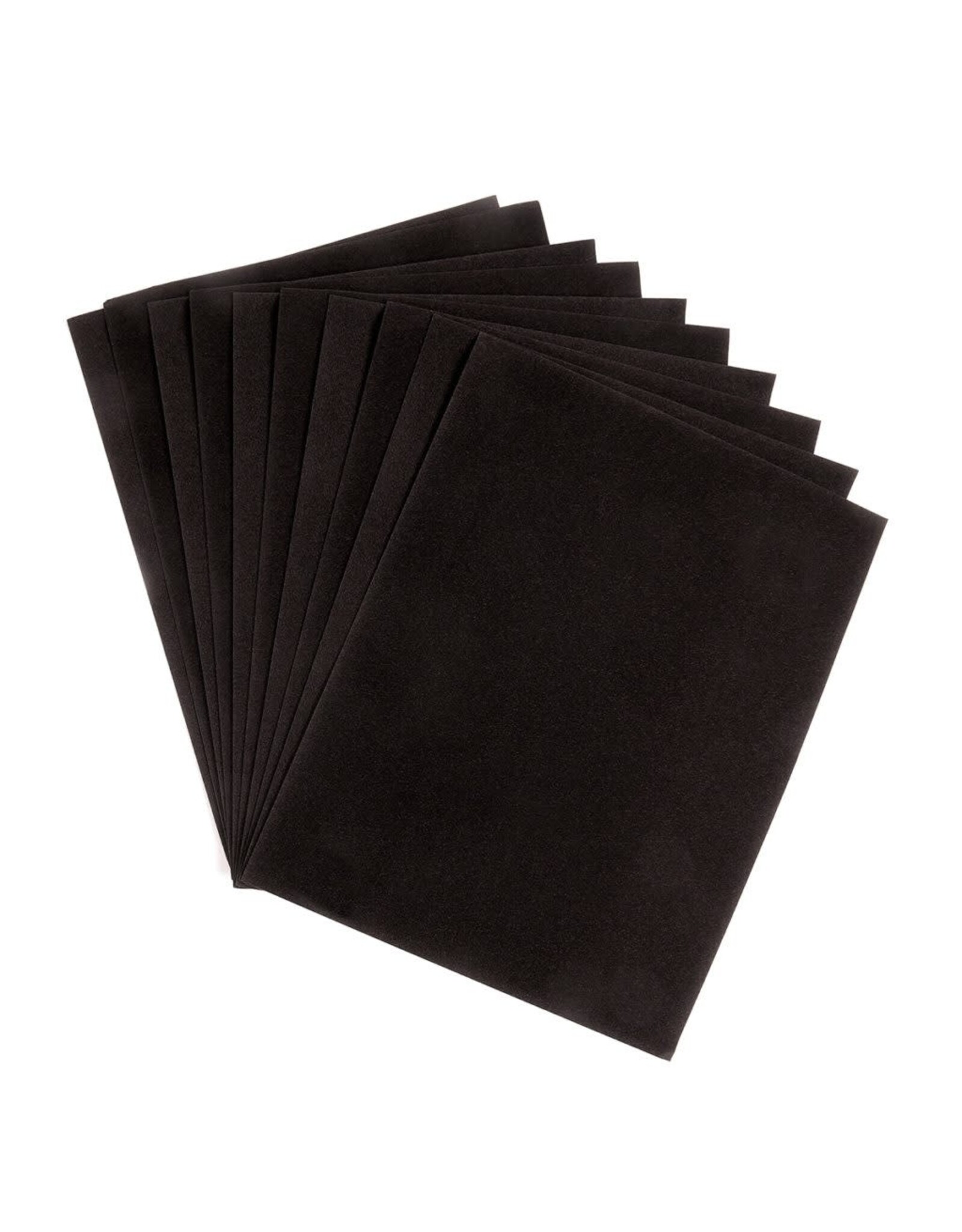 HYGLOSS VELOUR PAPER : BLACK 50 PACK