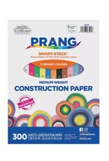 HEAVYWEIGHT CONSTRUCTION PAPER : ASSORTED COLORS - 9x12 - 300 PC