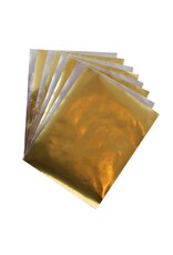 METALLIC PAPER: 8½x11- GOLD/SILVER 16 PACK