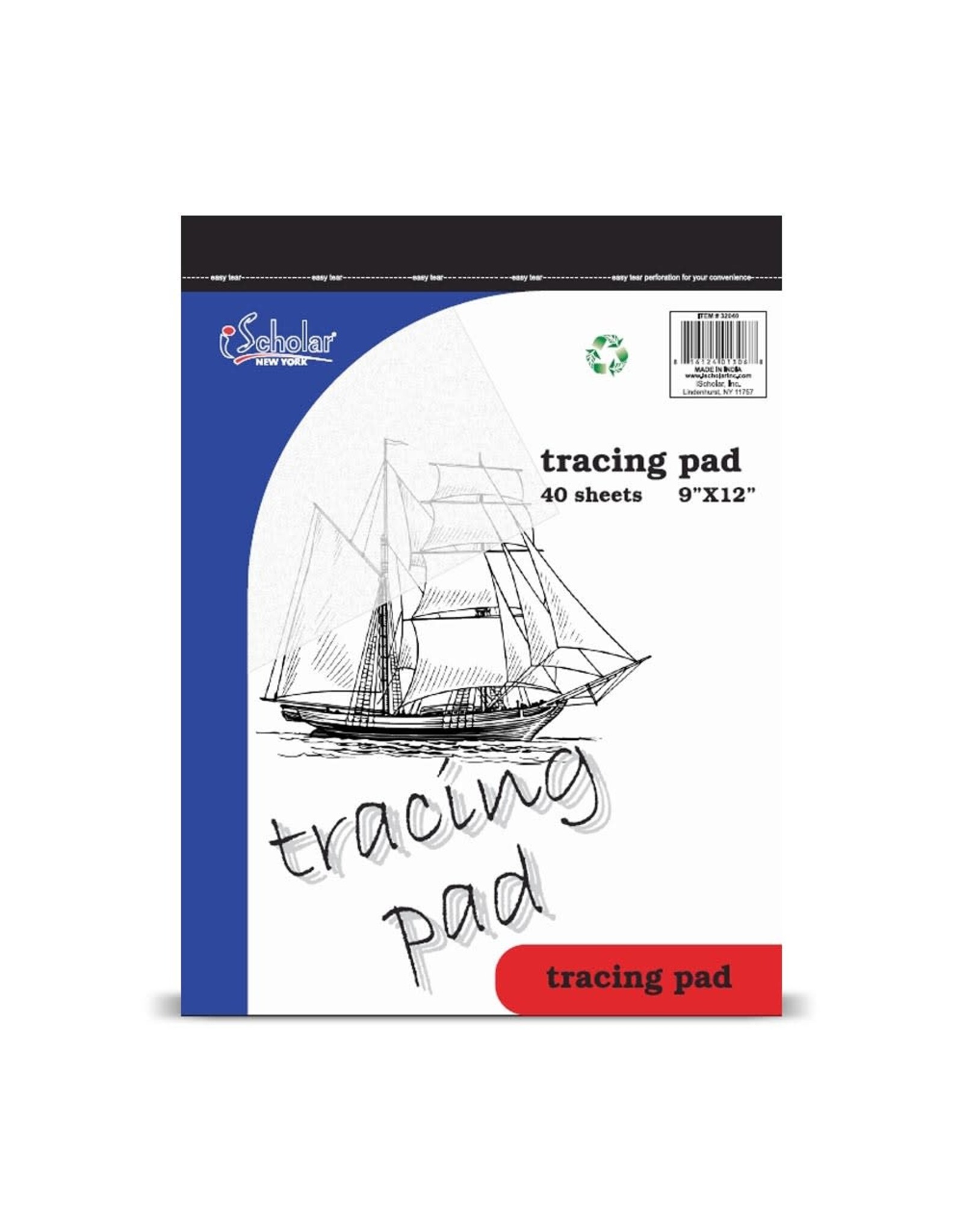 TRACING PAD 9x12 40 SHEETS