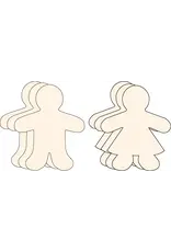 CUT-OUTS: GIRLS AND BOYS  SMALL  3" 31 SETS