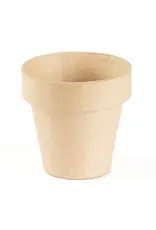 FLOWER POT: PAPER MACHE 4"