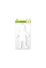 CUT-OUTS: LARGE GIRL 9" 15 PACK