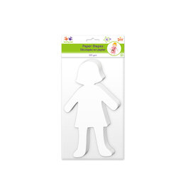 CUT-OUTS: LARGE GIRL 9" 15 PACK