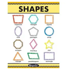 CHARTLET CRAYOLA SHAPES 17"X22"