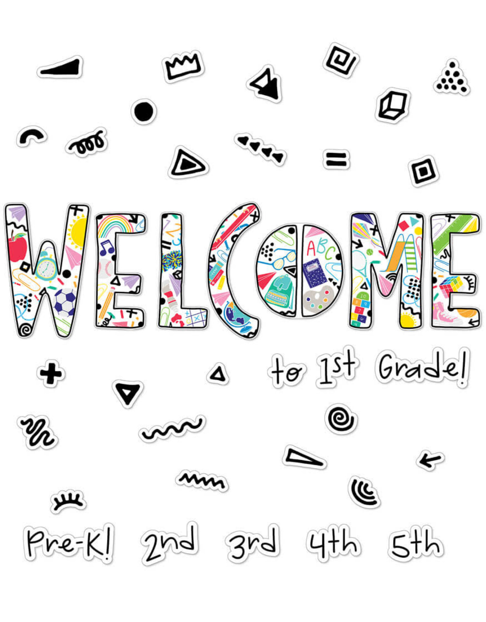BULLETIN BOARD SET: HAPPY PLACE WELCOME