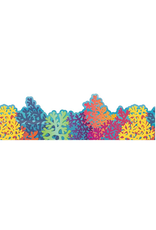 EXTRA WIDE  SCALLOPED BORDER CORAL REEF 3 1/4"X37'