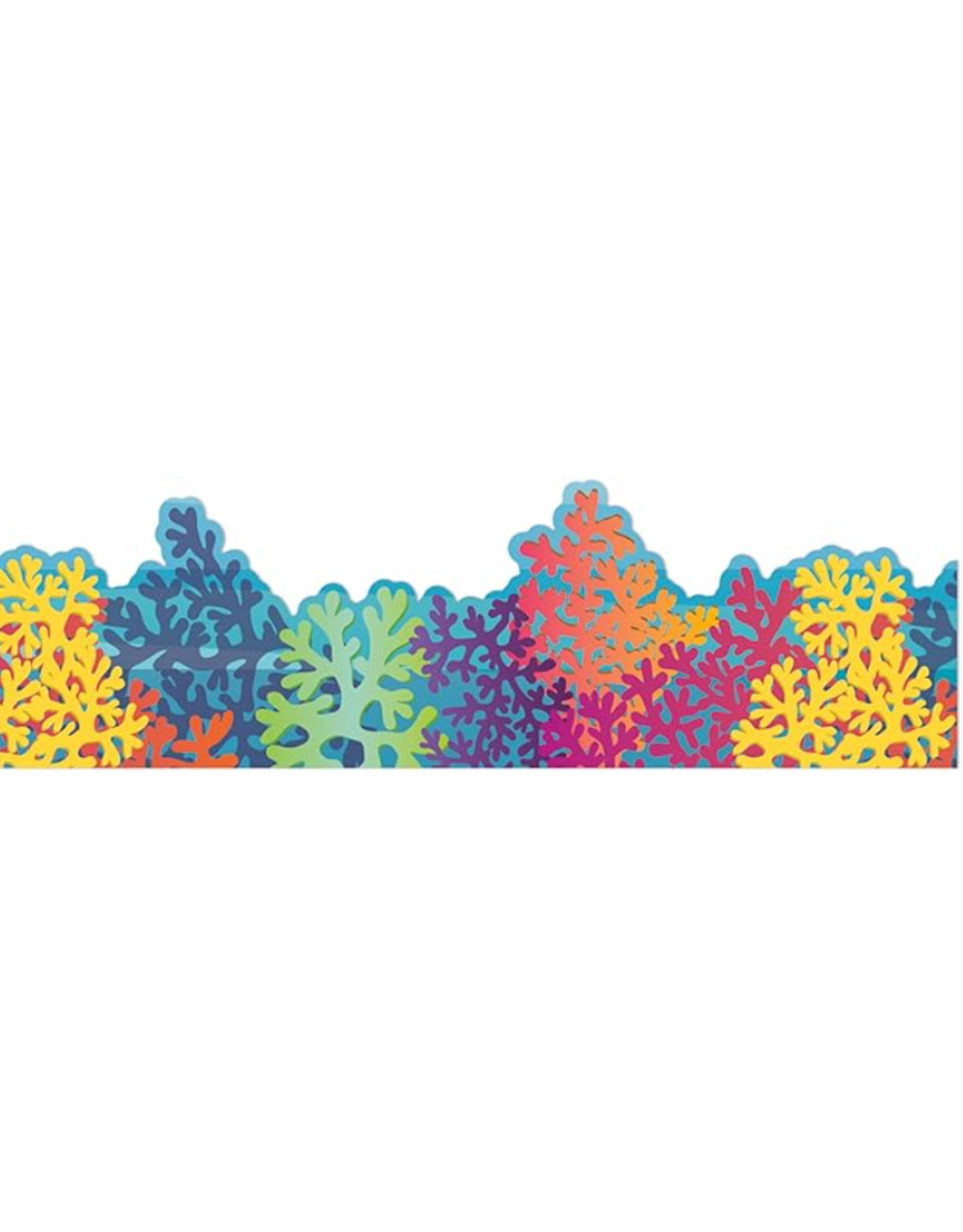 EXTRA WIDE  SCALLOPED BORDER CORAL REEF 3 1/4"X37'