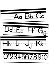 MINI BULLETIN BOARD SET ALPHABET AND NUMBER LINE