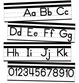 MINI BULLETIN BOARD SET ALPHABET AND NUMBER LINE