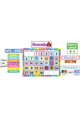 BULLETIN BOARD SET: COLORFUL CALENDAR