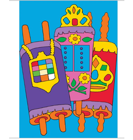 CANVAS ART 5"x7" - TORAH