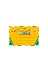 AWARD CERTIFICATE: THE GOLDEN CRAYON 36 PACK
