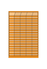 INCENTIVE CHART VERTICAL: 14"X22" ORANGE