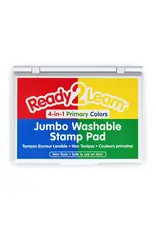 JUMBO STAMP PAD: WASHABLE 4 COLOR PRIMARY