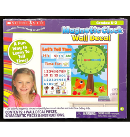 MAGNETIC CLOCK WALL DECAL